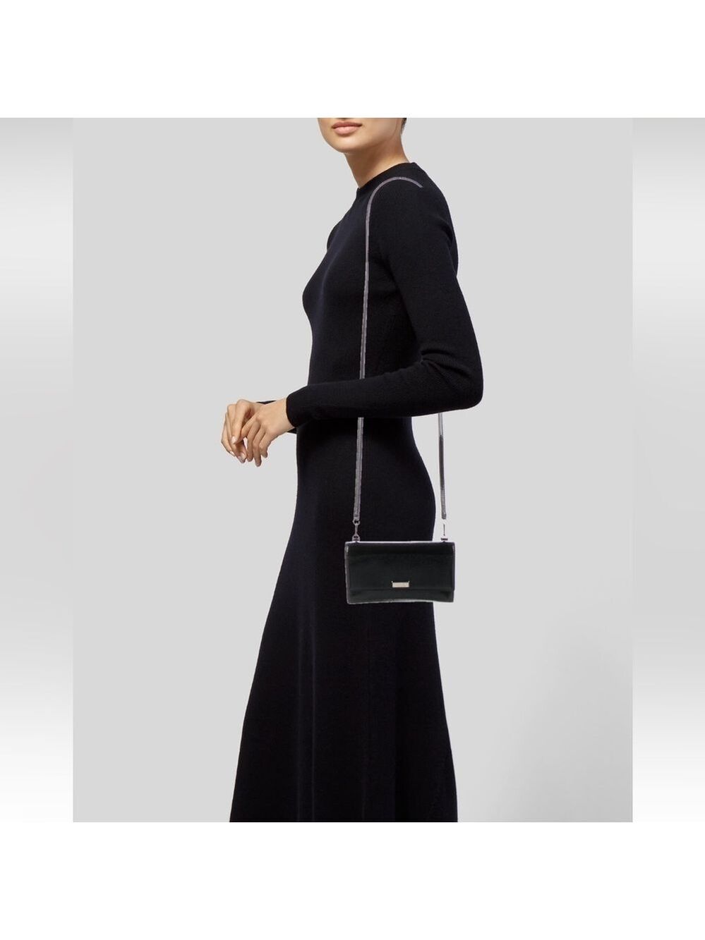 Kate Spade New York Black Patent Leather Crossbody Bag